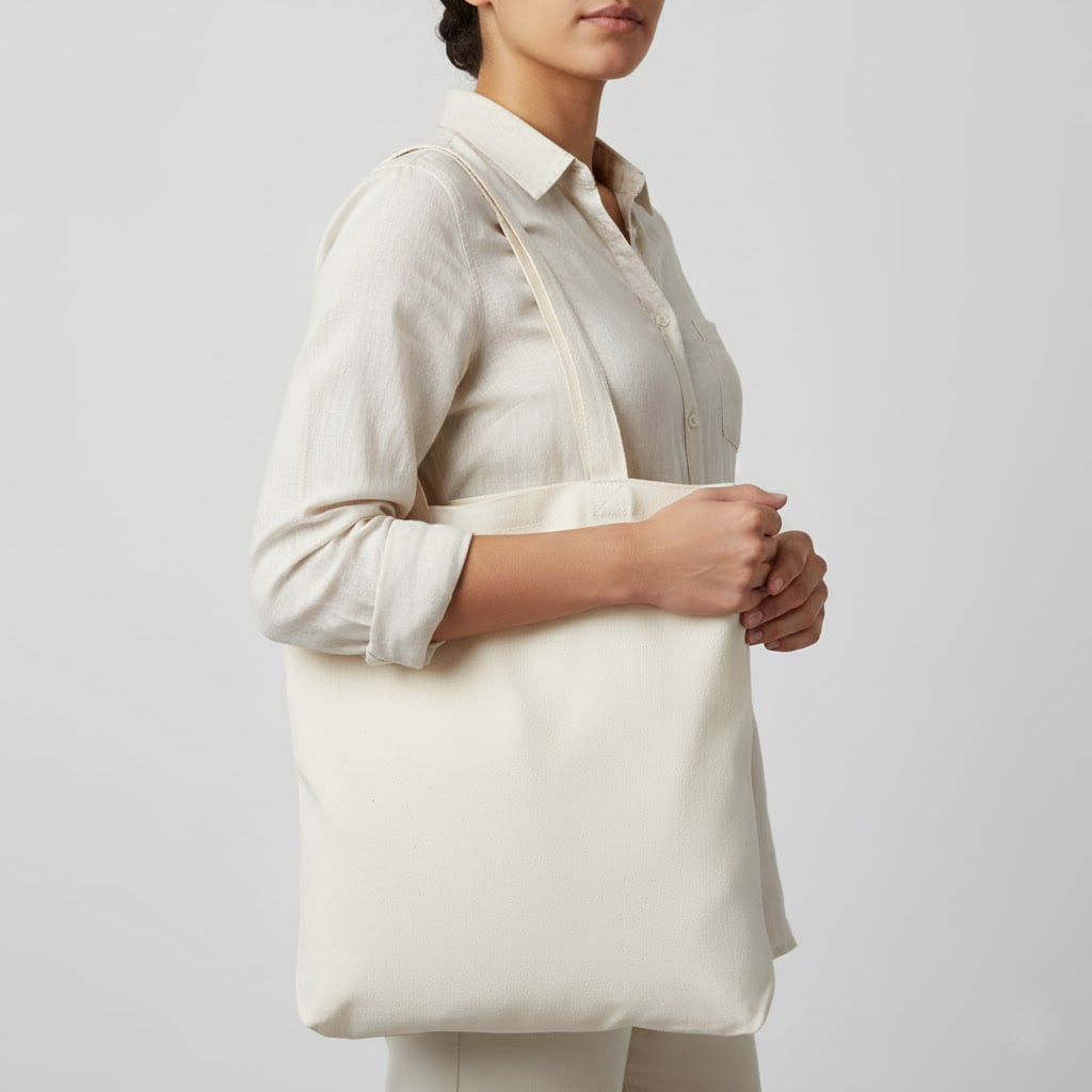 Canvas Tote w/ Zipper (Sublimation)