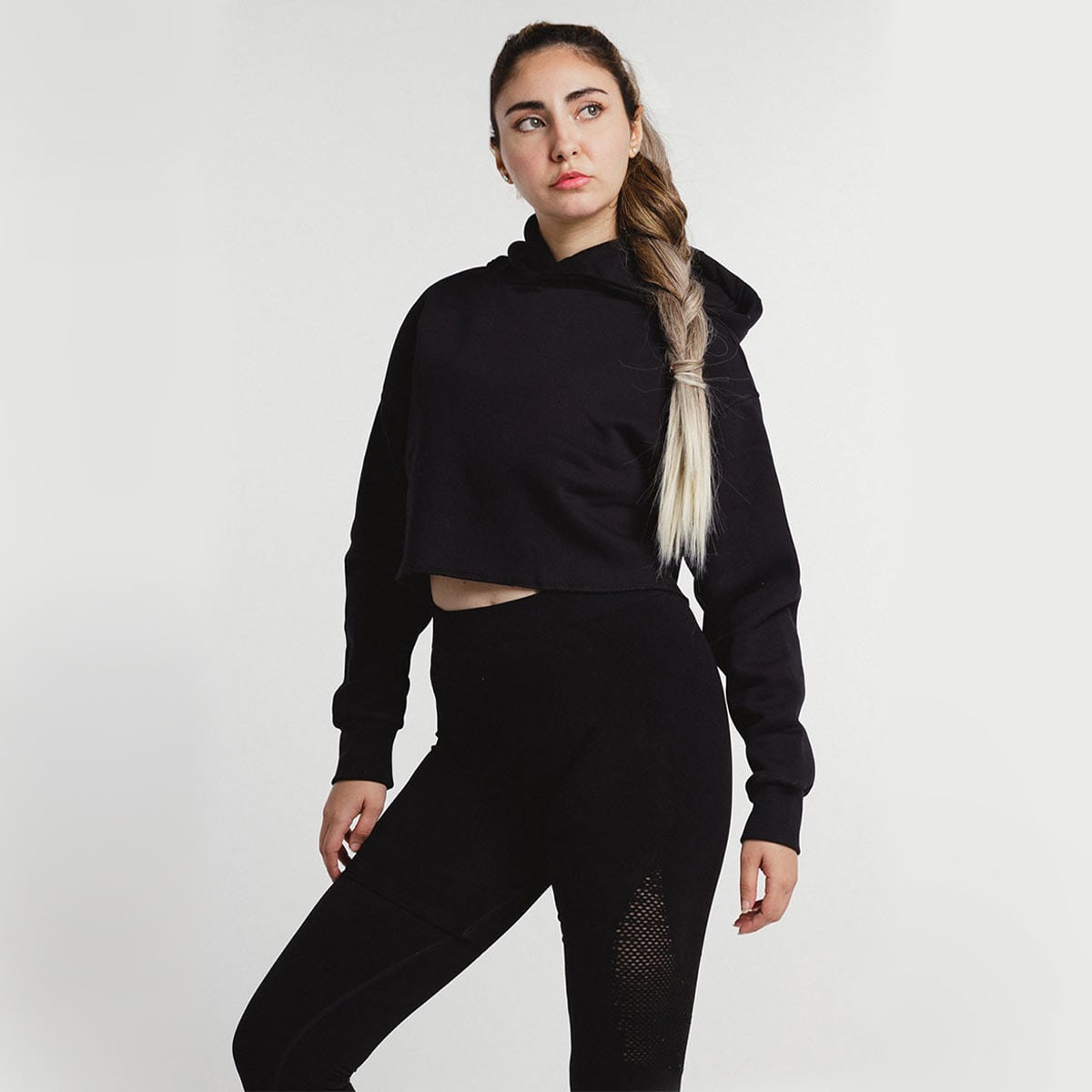 Cropped Oversized Hoodie