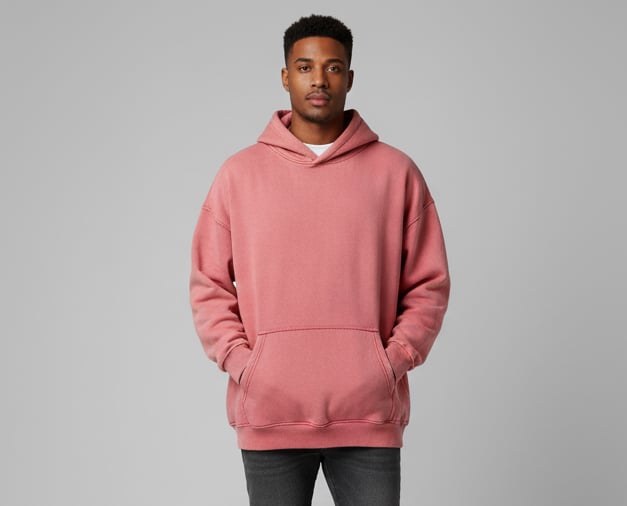 Pink Washed Oversized Hoodie (DTF)