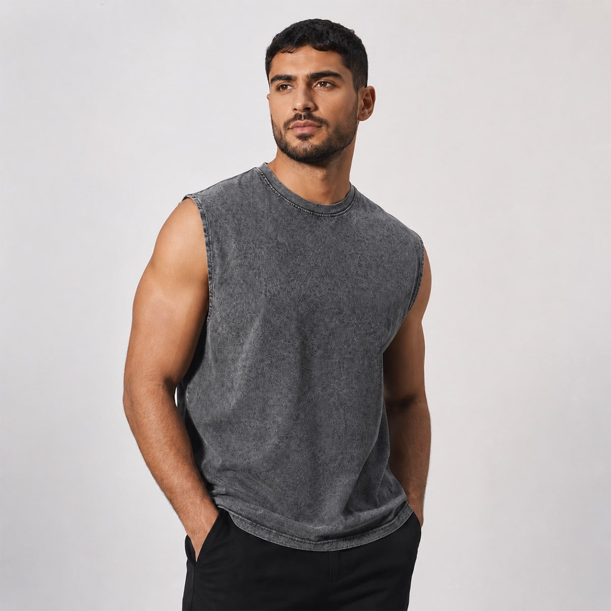 Washed Oversized Tank Top